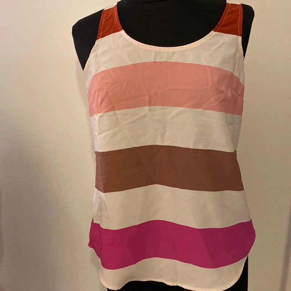 Loft Women tank top size S multicolor in excellent condition - Picture 1 of 4